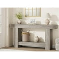 thumbnail image 4 of BeesClover 63" Console Table for Entryway, Entry Accent Table for Living Room, Long Console Table with Storage, Farmhouse Hallway Table with 2-Tier Storage Shelf, Rectangular Sofa Table Behind Couch, 4 of 6