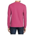 thumbnail image 2 of Mafoose Mens Long Sleeve Essential T-Shirt Sangria 4X-Large, 2 of 6
