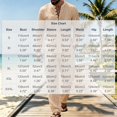 thumbnail image 3 of Miqool Mens 2 Piece Outfits Linen Stand Collar Long Sleeve Shirt Loose Workwear Pants Matching Set Casual Loungewear Tracksuit S‑3XL, 3 of 8