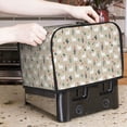 thumbnail image 7 of Kdxio Cute Alpaca Print Toaster Cover Bread Machine Cover Fits for Most Standard 2 Slice Toasters,Keep Toaster Free From Dust And Fingerprint Oven Dustproof Cover, 7 of 7