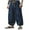 Navy, variant on Stamzod Baggy Sweatpants Men Loungewear Fashion Vintage Solid Color Drawstring Pants Casual Loose Athletic Pants for Men with Pockets Navy B L
