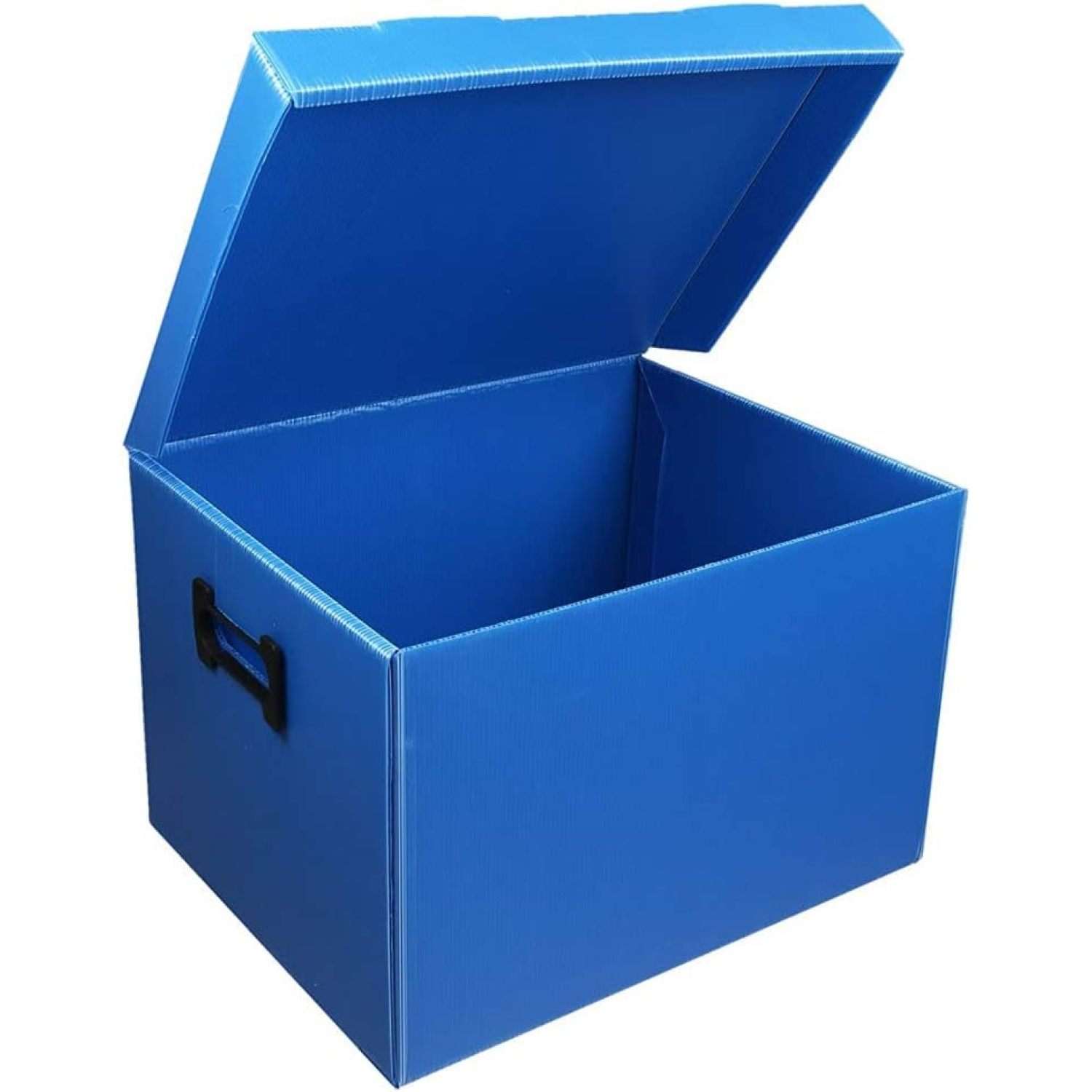 ZQRPCA Multipurpose Durable Plastic Filing Storage Organizer Box with