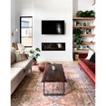 thumbnail image 3 of Loloi Rugs Loren 8'4" x 11'6" Printed Polyester Rug in Terracotta and Blue, 3 of 8