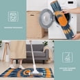 thumbnail image 6 of Orange Blue Tie Dye Mandala Pattern Kitchen Rugs Sets Of 3,Kitchen Runner Rugs Non Skid Washable,Decorative Kitchen Floor Mats for Kitchen,Sink,Laundry,17"x30"+ 17"x47" + 17"x59", 6 of 6