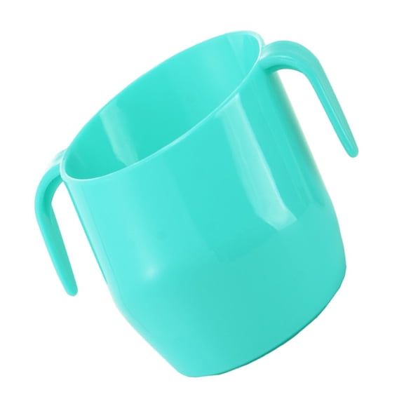 LEORX Childrens Drinking Cups 1Pcs Portable Training Cup with Ergonomic Design Green 200ml for Toddlers