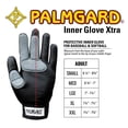 thumbnail image 2 of Markwort Palmgard Xtra Inner Glove, Black, Left Hand, Adult, Medium, 2 of 4