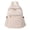 White, variant on Casual Travel Backpack for Women Fashion Check Studded Backpacks Purse Solid Color Handbags Shoulder Bag