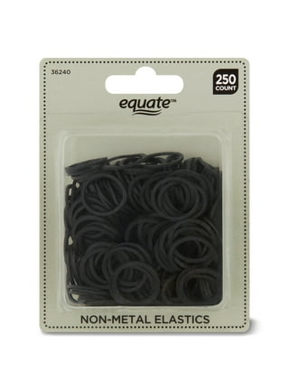 Foeses 1000 Pack Mini Rubber Bands, Soft Elastic Bands Non-Slip Small Tiny  Hair Ties for Toddlers, Kids, Braids - Black 
