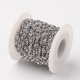 thumbnail image 2 of Tarnish Resistant 304 Stainless Steel Ball Link Chains Soldered Decorative Chains with Spool Stainless Steel Color 3.5mm about 32.8 Feet(10m)/roll, 2 of 2