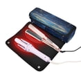 thumbnail image 3 of Hair Tool Organizer Bag with Heat Resistant Mat Removable Travel Storage Case for Hot Air Brushes Curling Irons Magical Night Sky with Fish, 3 of 8