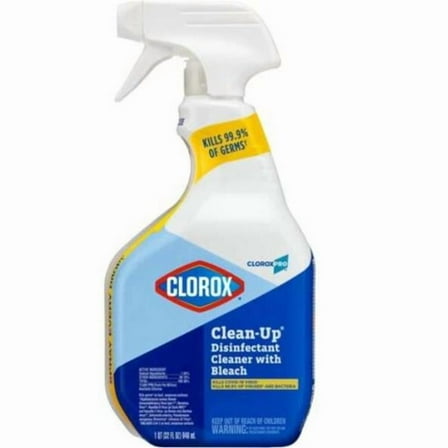 DDI 2379608 CloroxPro Clean-Up Disinfectant Cleaner with Bleach - Case of 9