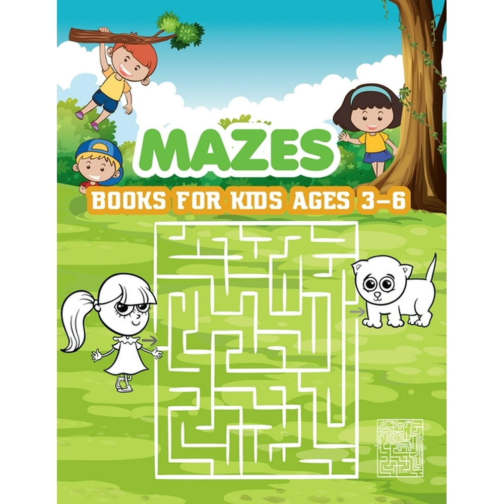 Mazes books for kids ages 36 An Cute Mazes Activity Book for Kids