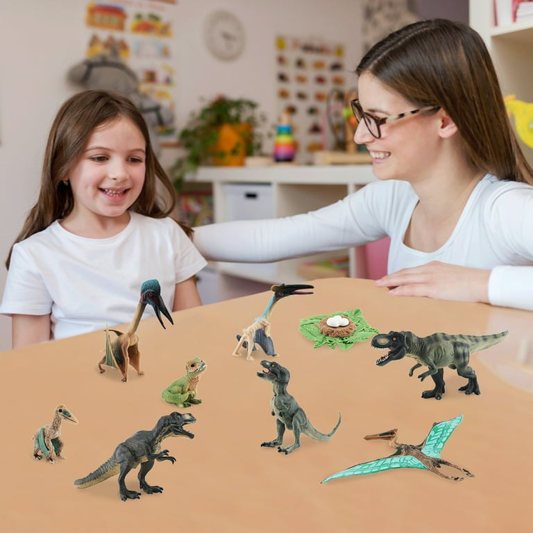 EUBUY Dinosaur Growth Cycle Animal Doll Kit Life Cycle Teaching Tools Preschool Kit for Toddlers and Students Walmart