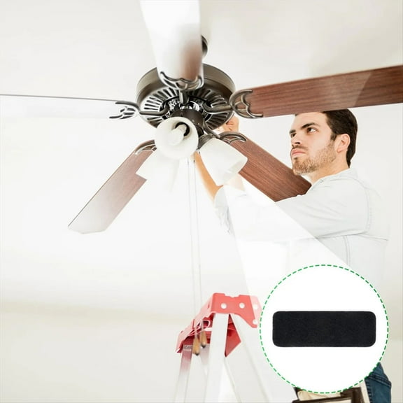 20 Pcs Ceiling Fan Blade Filters Air Filters Fan Air Purifier Pads 10x3.54in