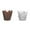 Brown+White(200pcs), variant on 100Pcs Baking Paper Cups Cupcake Liners - Tulip Style Baking Wrappers Muffin Cups Parchment Paper Square Non-Stick for Medium Large Cupcakes Mini Cake Party Birthday-1.97" x 1.97" x 3.15"