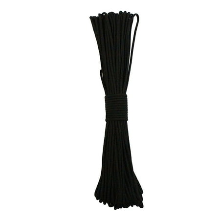 

4mm 7 Strand Cores Paracord Outdoor Camping Parachute Lanyard (Black 16m)