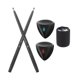 thumbnail image 5 of Tambor electrónico de aire, juego de batería de aire electrónico, accesorios de batería de práctica, herramienta de percusión, tambor de aire silencio 2 pedales Hugo Tambor de aire electrónico, 5 of 10