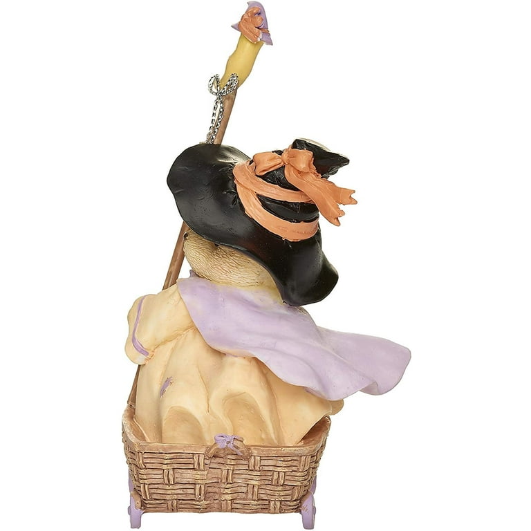 Roman Cherished Teddies, Diana in Wheel Basket Halloween Figure