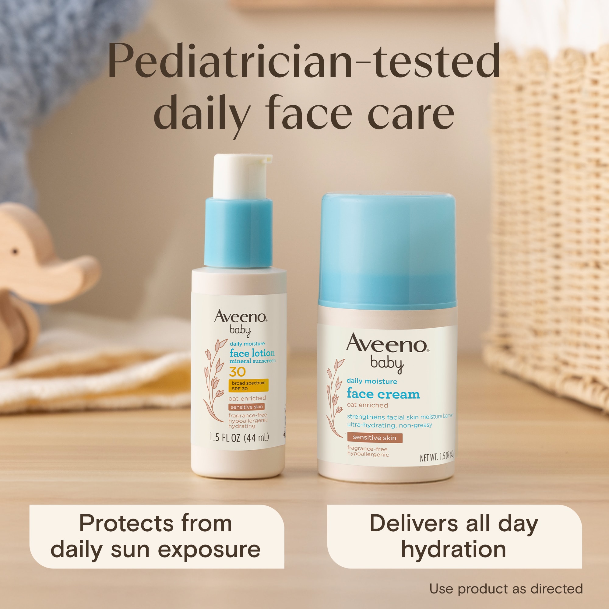 Aveeno Baby Daily Moisture Sunscreen Face Lotion SPF 30 photo 7