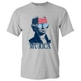 thumbnail image 3 of UGP Campus Apparel Thomas Jefferson Murica Basic Cotton T-Shirt - 3X-Large - Grey, 3 of 6