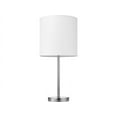 thumbnail image 2 of Lorell, LLR99966, 10-watt LED Bulb Table Lamp, 1 Each, Silver,White Shade, 2 of 7