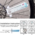 thumbnail image 3 of Bike Wheel Lights, LED Waterproof Bicycle Spoke Tire Light with 32-LED and 32pcs Changes Patterns Bicycle Rim Lights(1 Tire), 3 of 7