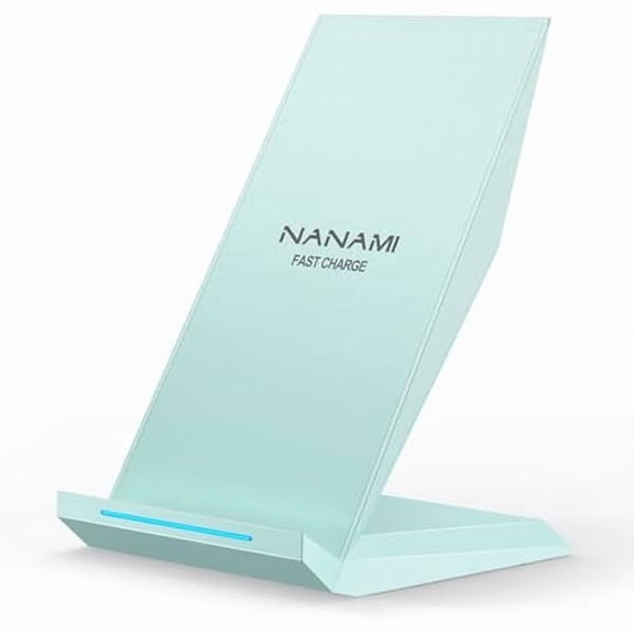 FU1999 Wireless Charger - Fast Wireless Charging Stand Desktop Charger Dock for iPhone 16/15/14/13/12/11 Pro, 10W for Samsung Galaxy S25/S24/S23/S22/S21/S20/Note 20 Ultra/10/9 and Qi-Enabled Phone