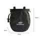thumbnail image 2 of Bolsa de tiza ajustable cinturón almacenamiento resistencia al desgarro para fitness negro 2 piezas, 2 of 3
