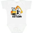 thumbnail image 3 of Inktastic Construction Truck It's My 1st Birthday Boys or Girls Baby Bodysuit, 3 of 5