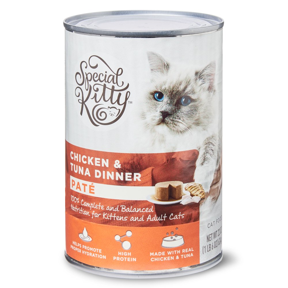 Special Kitty Pate Wet Cat Food, Chicken & Tuna Dinner, 22 oz Walmart