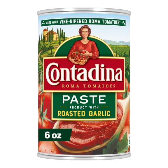 Contadina Tomato Paste with Roasted Garlic, 6 oz Can