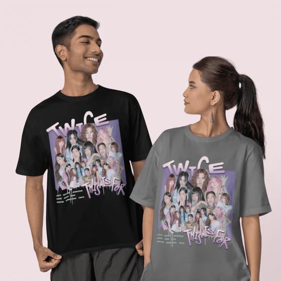 Twice 2026 World Tour in US T-Shirt, TEN The Story Goes On Retro Graphic Tee, WE02