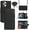 9 Card Slots Lanyard Black, variant on iPhone 11 Pro Phone Case Wallet for Women Men with Credit Card Holder, iPhone 11 Pro Crossbody Case with Strap Shoulder Lanyard, Zipper Pocket PU Leather Cases for iPhone 11 Pro,5.8" Black