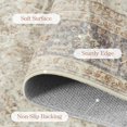 thumbnail image 3 of Collive Washable Area Rug 6x9, Large Boho Rugs for Living Room Vintage Soft Rugs for Bedroom, Non Slip Ultra-Thin Dining Room Floor Carpet for Entryway Kitchen Office - Tan, 3 of 8