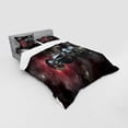 thumbnail image 3 of Ambesonne Galaxy Bedding Set 3 Pcs, Galactic Time Travel, Twin XL, Black, 3 of 3