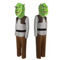 thumbnail image 4 of Disfraz de princesa Shrek Fiona para Halloween, vestido verde, unisex, para niños y adultos, 4 of 5