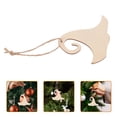 thumbnail image 2 of Shisuyan 10pcs Wooden Embellishments Halloween Decoration Wizard Hat Pattern Pendant with Hemp Ropes, 2 of 8