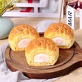 thumbnail image 2 of Slow rebound squeeze decompression toy filled with bread creative food, 2 of 5
