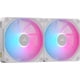 thumbnail image 1 of Ventilador Corsair iCUE LINK LX140 RGB 140 mm PWM, paquete doble, blanco, 1 of 7