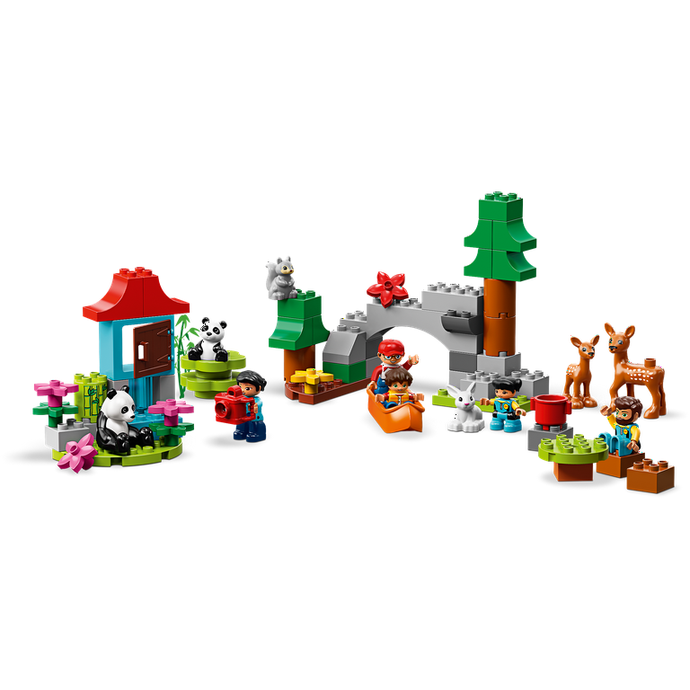 LEGO DUPLO Town World Animals 10907 Building Bricks (121 Pieces)
