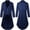 Dark Blue, variant on Men's Halloween Gothic Tailcoat Costume, Medieval Steampunk Victorian Frock Coat, Long Sleeve Vintage Role Play Jacket for Pirate Cosplay, Costume Parties and Themed Events