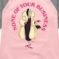 thumbnail image 3 of Disney Villains - None Of Ur Business - Toddler & Youth Girls Raglan Graphic T-Shirt, 3 of 4