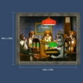 thumbnail image 2 of Dogs Playing Poker by Cassius Marcellus Coolidge, World Famous Wall Art Collection, Brighten Your Den or Man Cave Decor with this Dogs Playing Poker Framed Picture, 11x14, 2485BW, 2 of 7