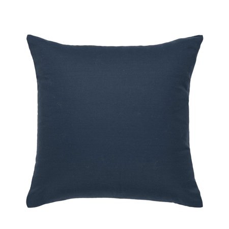Throw Pillow Sham Cover Solid Linen Throw Pillow Cover/Euro Sham/Cushion Sham Decoration Cushion Cover Case for Couch Blue 18