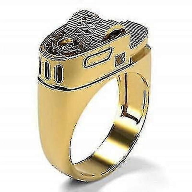 Encendedor creativo, joyería punk, oro--9-Código de producto 34211 9