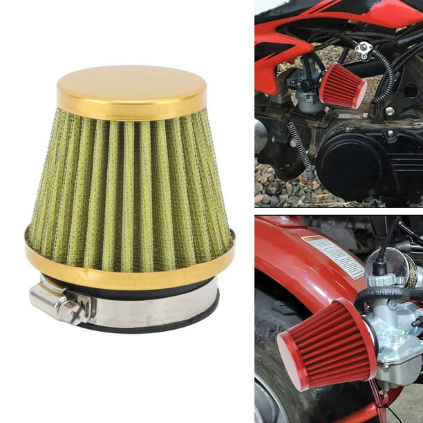 Fydun Filtro de Aire para Motocicleta Filtro de Aire para Carburador Filtro de Inducción de Aire de Calibre Universal de 50 Mm para Motocicleta Todoterreno ATV Quad Dirt Pit Bike ANGGREK Otros