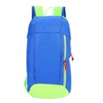 thumbnail image 1 of Mochila de viaje Anmeilu de 10L, bolsa de escalada, mochila pequeña para acampar al aire libre, mochila escolar (azul + verde), 1 of 8