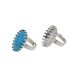 thumbnail image 4 of 10 Piezas Coronas Bisel Ovalado Ajustable de Cobre Configuración en Resultados de Fabricación de Joyas Se la la adaptaciónción a Cabujón de 25 perfecl Anillos ajustables de la base del anillo, 4 of 8