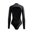 thumbnail image 3 of Trudive Manta Starry Sky Women's Openback Long Sleeve Cheeky Bikini Cut Wetsuit, 3 of 9