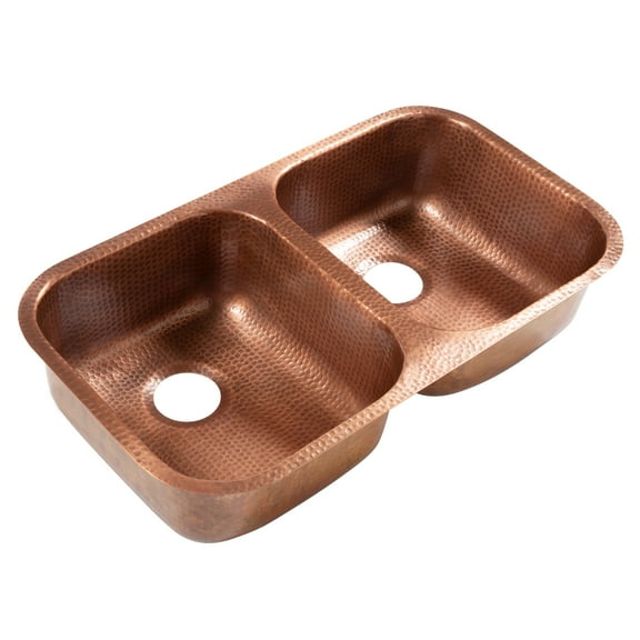 Sinkology 33.25'' L x 18.5'' W Double Bowl Kitchen Sink